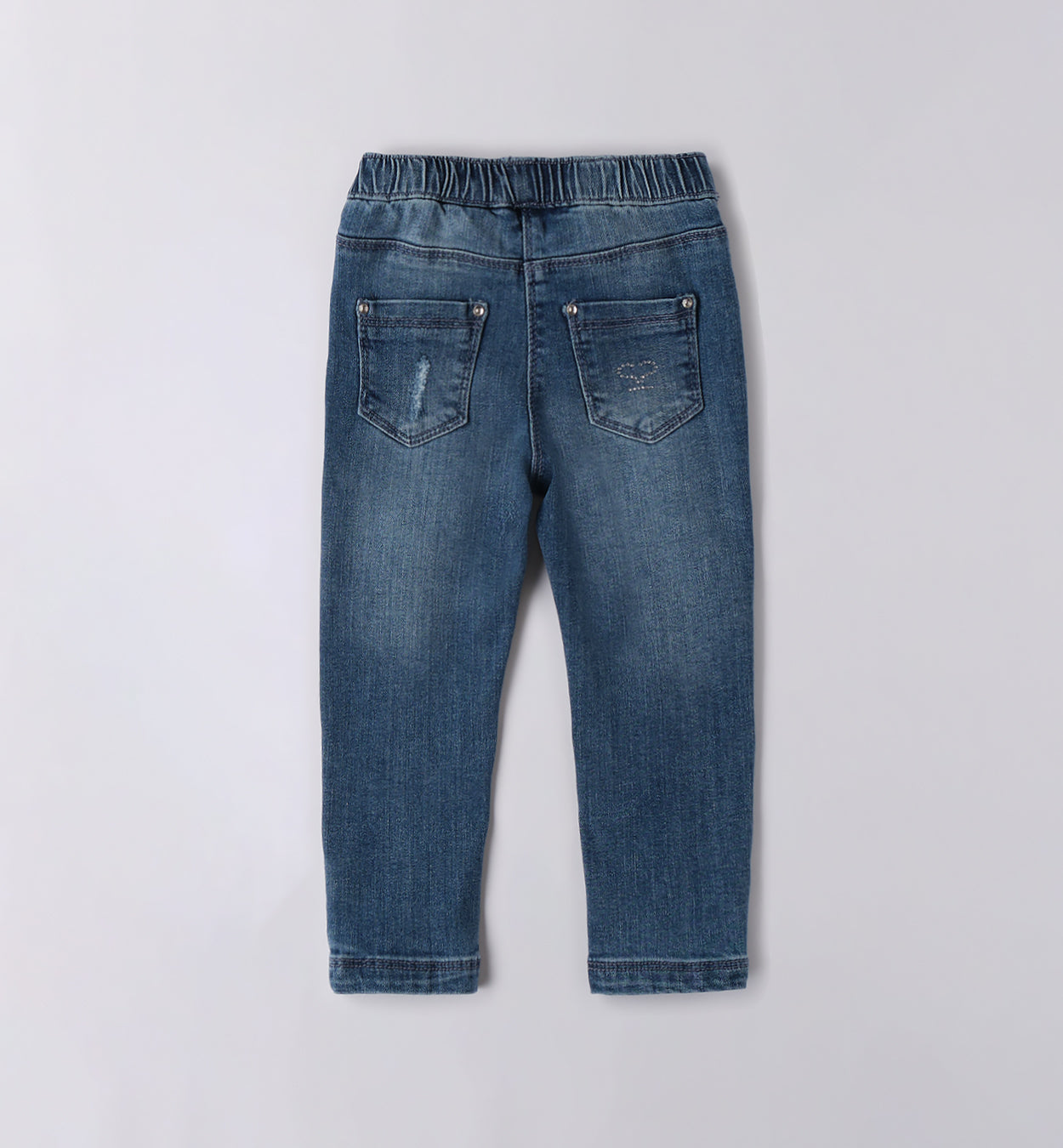 Jeans stone wash da bambina