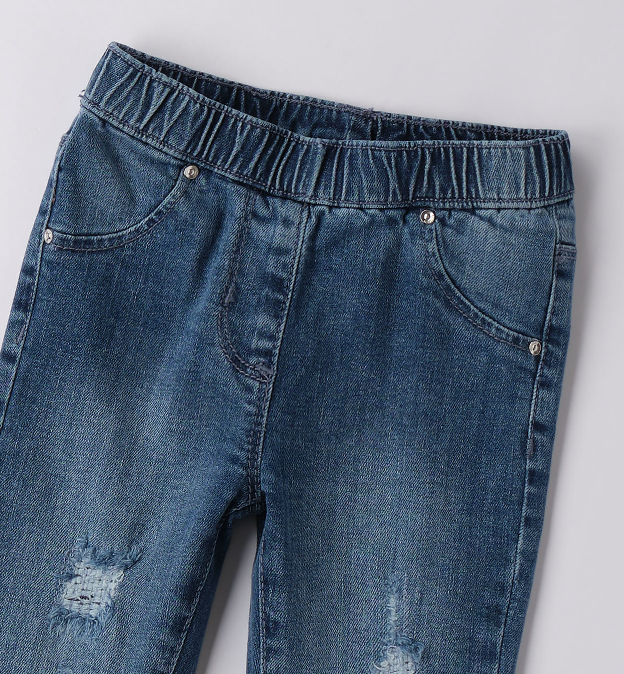 Jeans stone wash da bambina