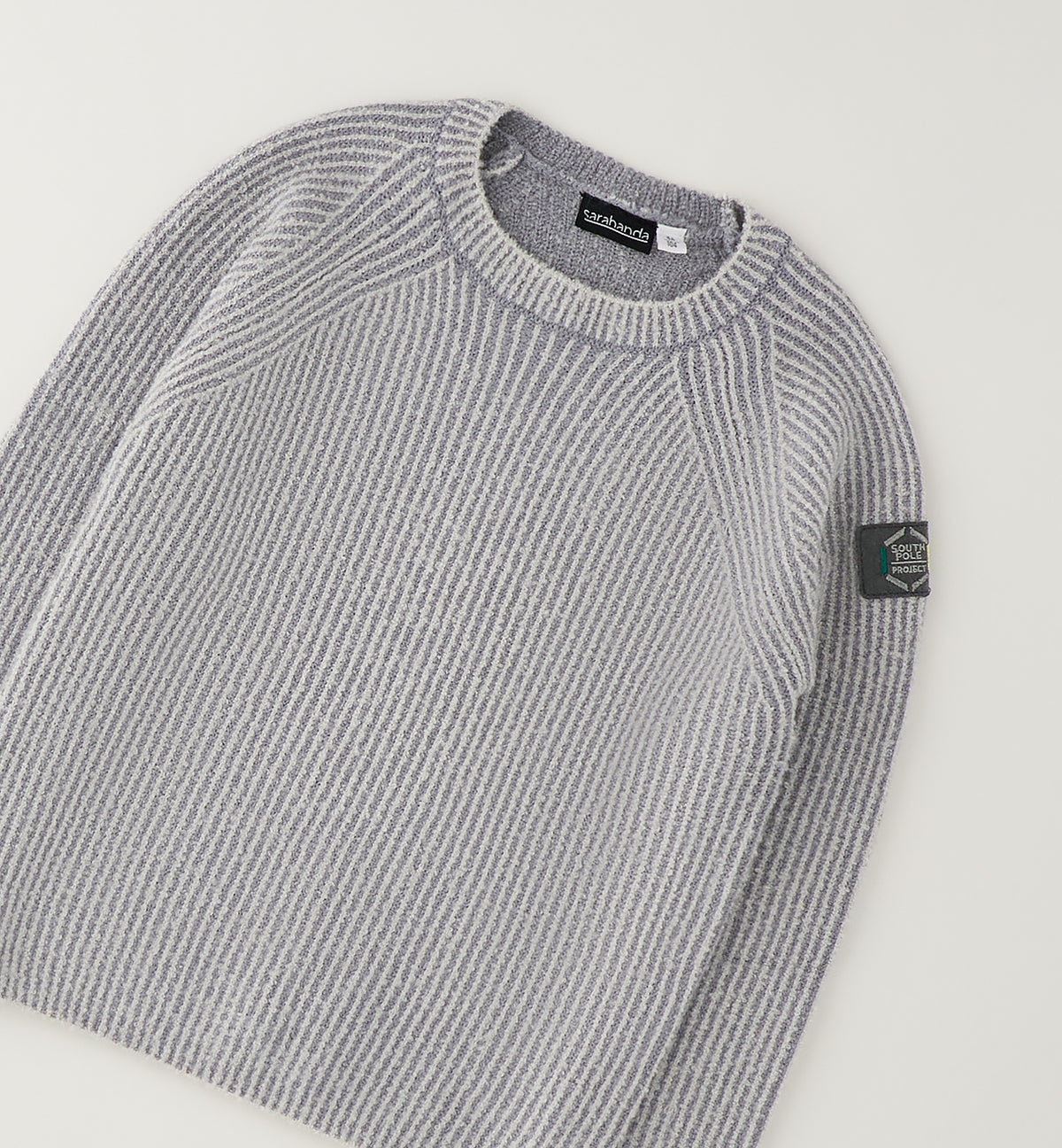 Maglione Bambino Sarabanda Grigio Rigato – Girocollo Morbido e Trendy