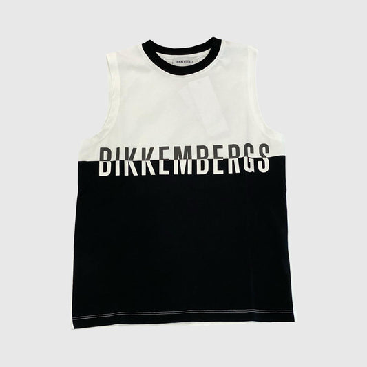 Completo Bikkembergs Canotta e Shorts Nero/Bianco