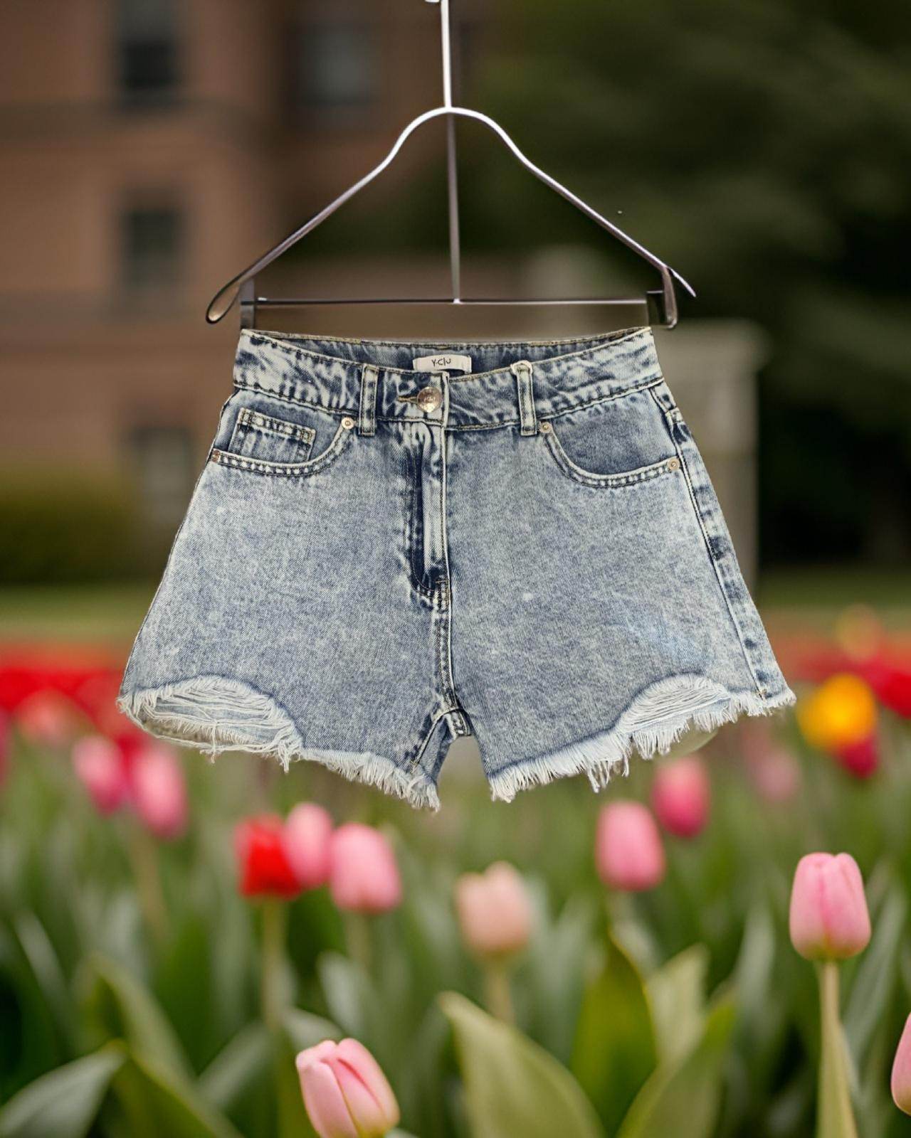Pantalone corte per ragazza da 8 a 16 anni Y-Clù Y21111 - OOPS by BabyBimbo 0-16