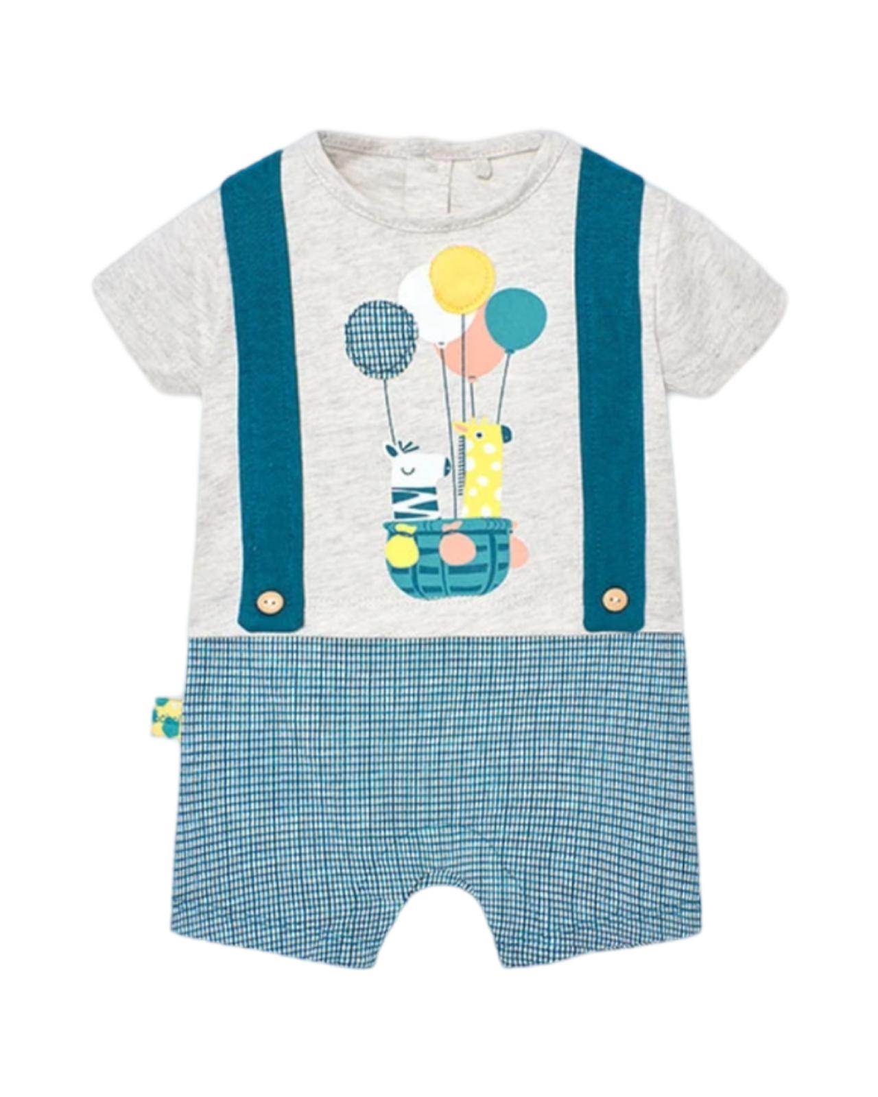Tutina corta colorato Per Bambino Boboli 138215 - OOPS by BabyBimbo 0-16