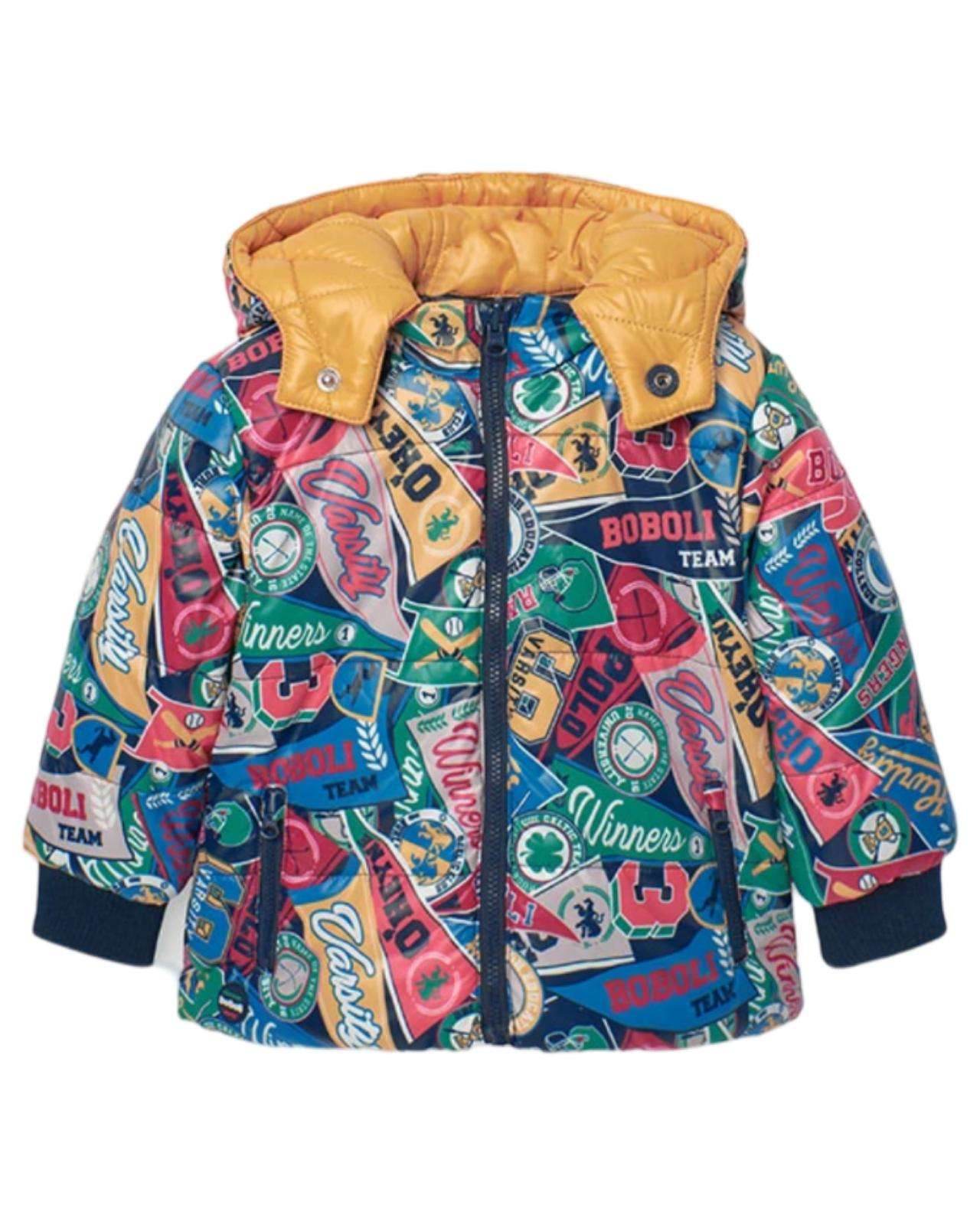 Parka reversibile stampata per Bambino da 12mesi a 8anni Boboli 309169 - OOPS by BabyBimbo 0-16