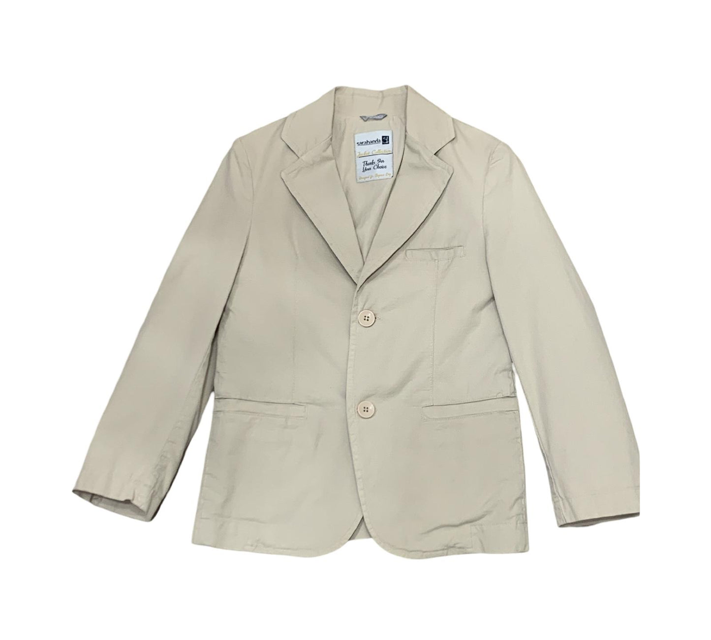 GIACCA ELEGANTE BEIGE 7ANNI SARABANDA 0M363