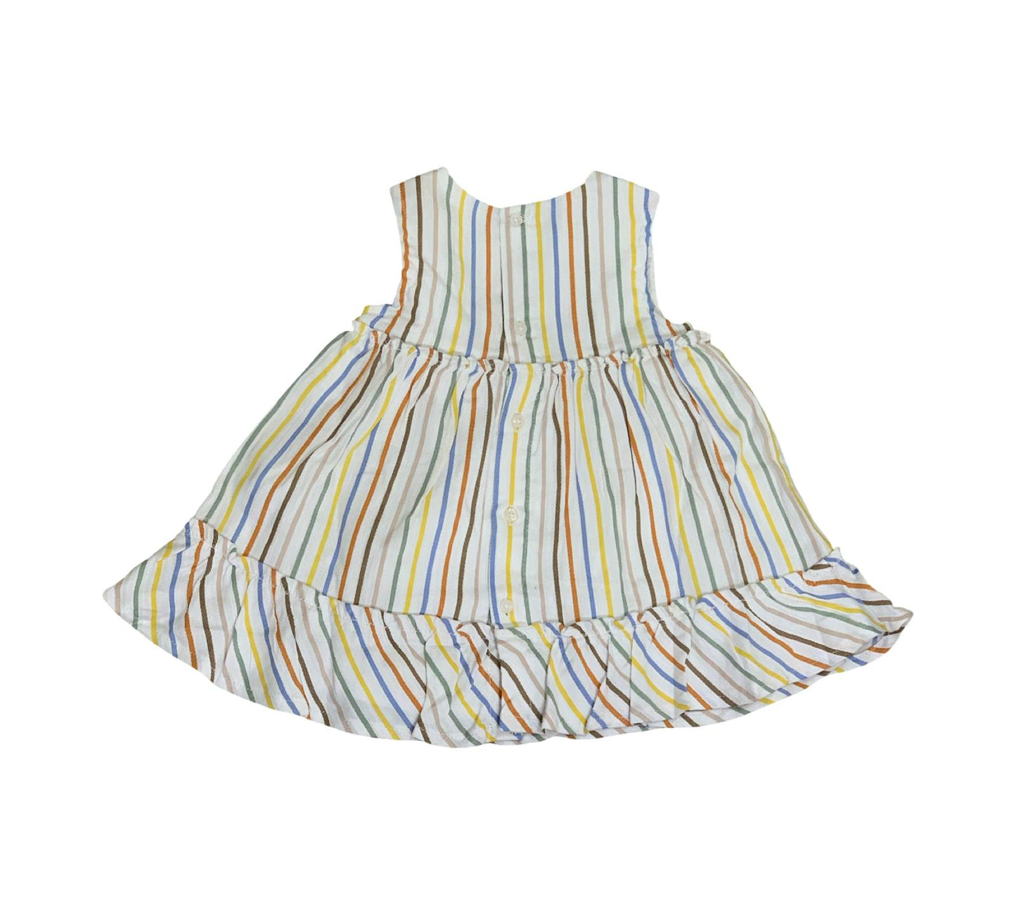 ABITINO RIGATO MULTICOLOR CON CULOTTE