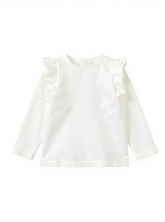 Maglietta Manica Lunga Bambina | Stampa Labbra Glitter | Limited Edition