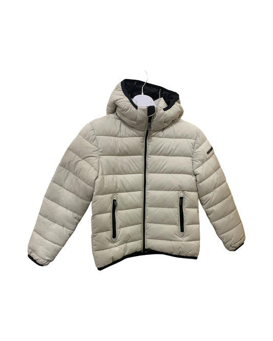 Piumino Bikkembergs da Ragazzo Colore Ghiaccio con Cappuccio Staccabile