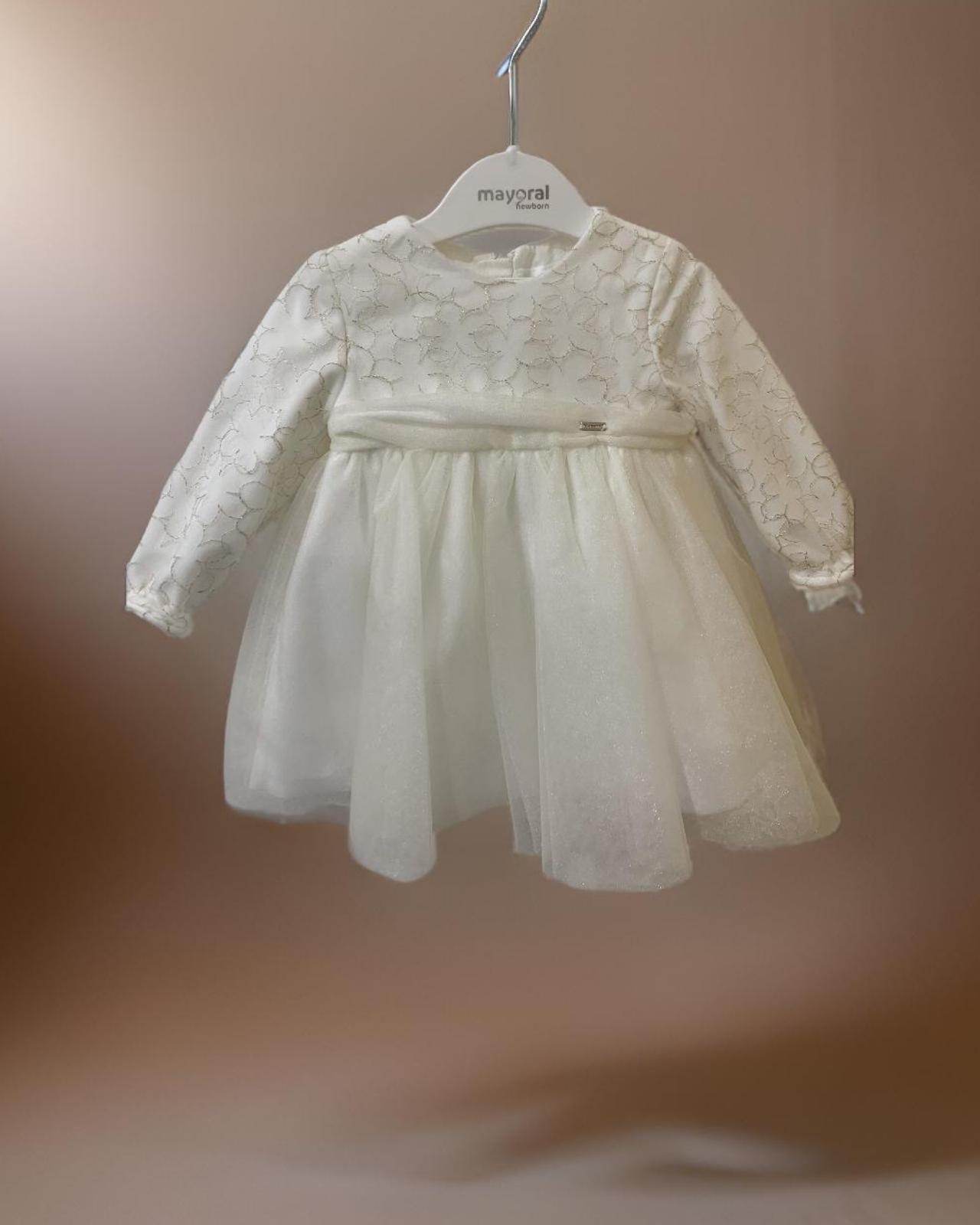 Vestito tulle ricamo neonata neonata 0-18mesi Mayoral 02855-24 - OOPS by BabyBimbo 0-16