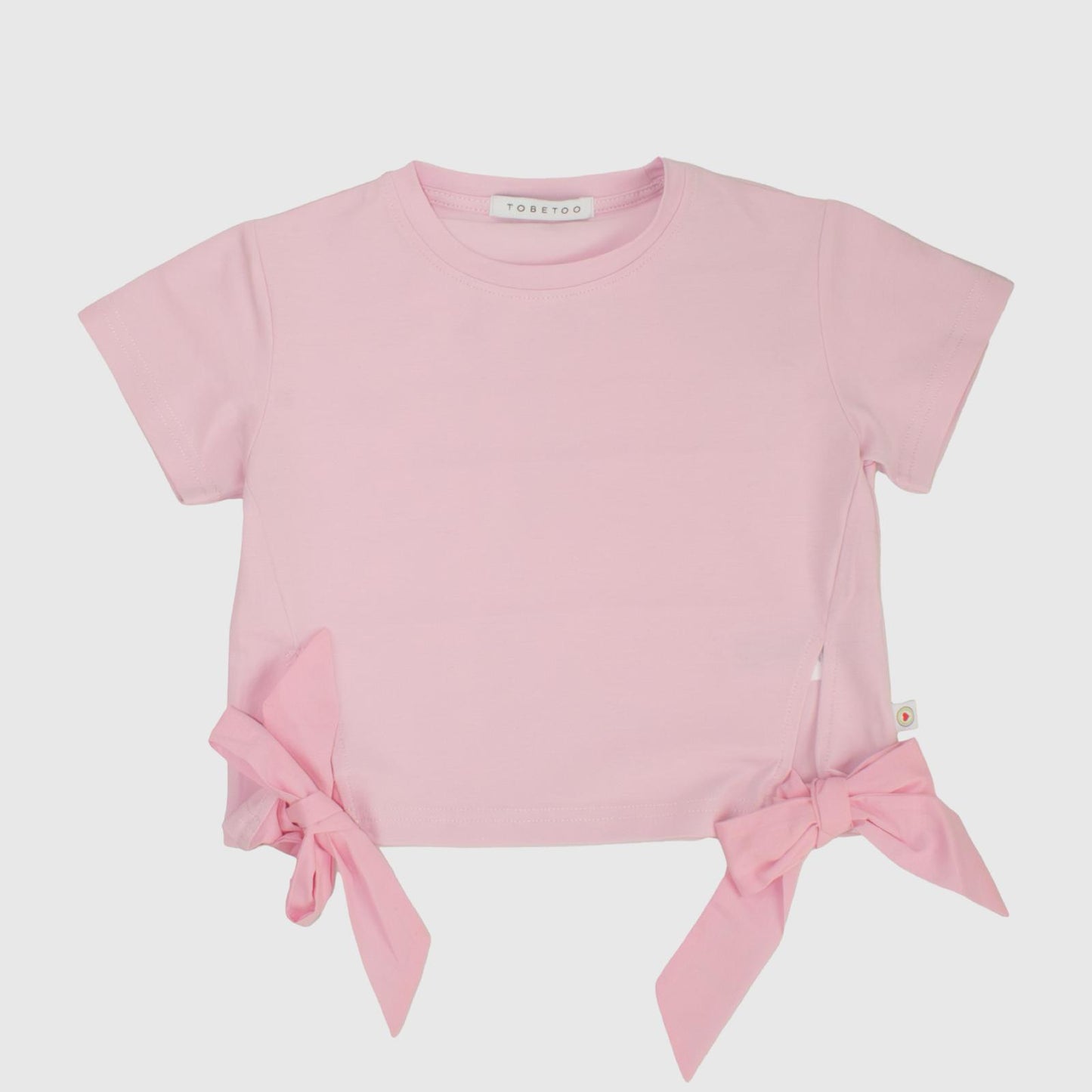 Maglietta Rosa Bimba con Fiocchi – Collezione TOBETOO - OOPS by BabyBimbo 0-16