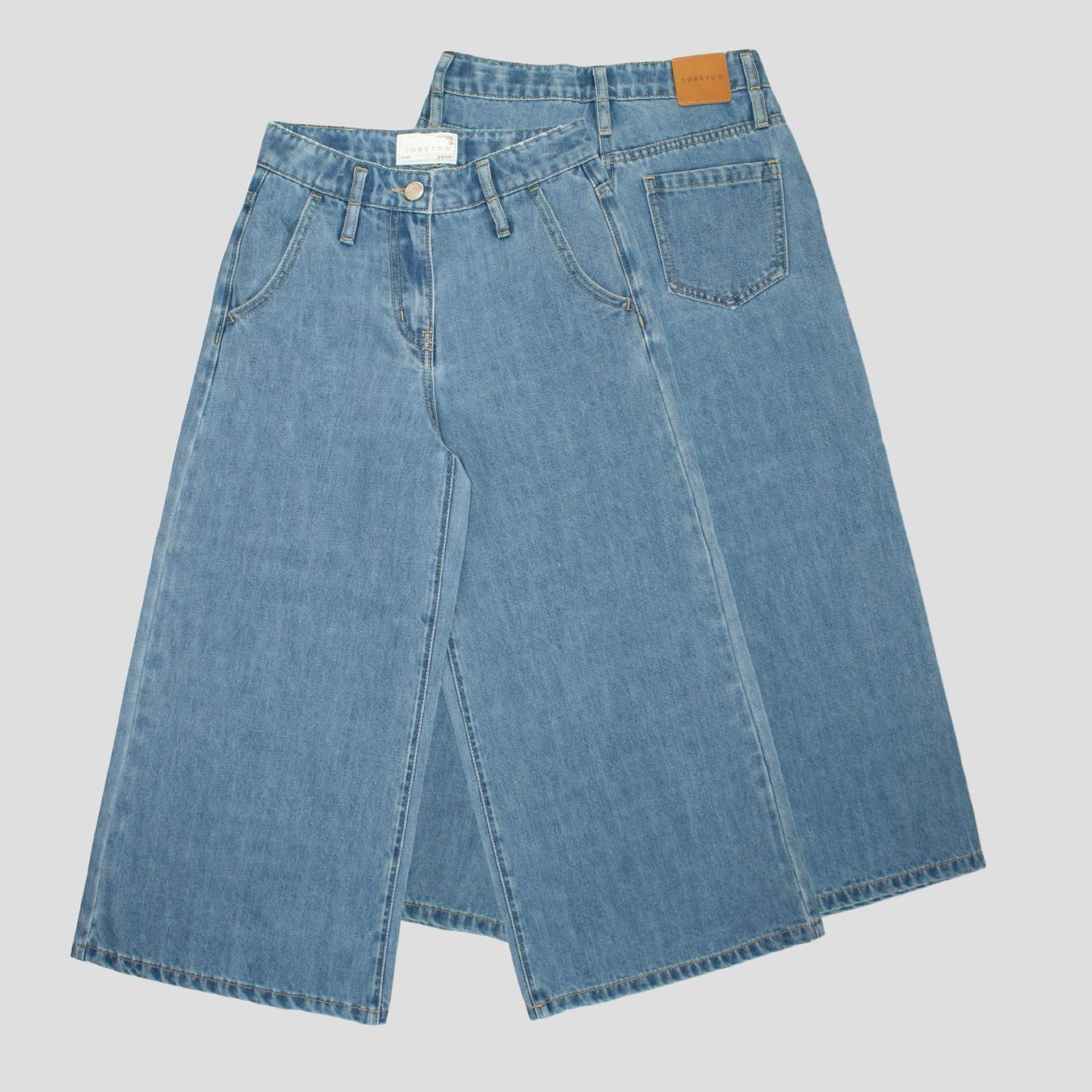Jeans Larghi Ragazza Vita Regolabile – Trend Primavera Estate - OOPS by BabyBimbo 0-16