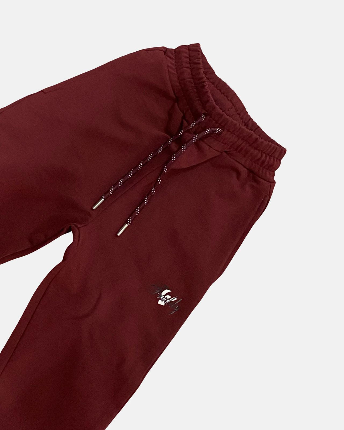 Pantalone Tuta Ragazza Freddy Amaranto con Elastico in Vita e Polsini