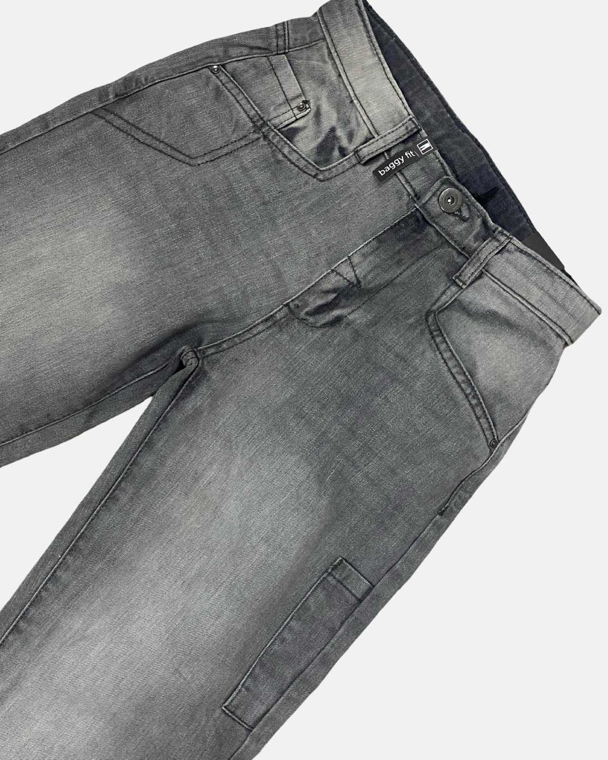 Jeans Ragazzo Sarabanda Grigi Baggy con Vita Regolabile - OOPS by BabyBimbo 0-16