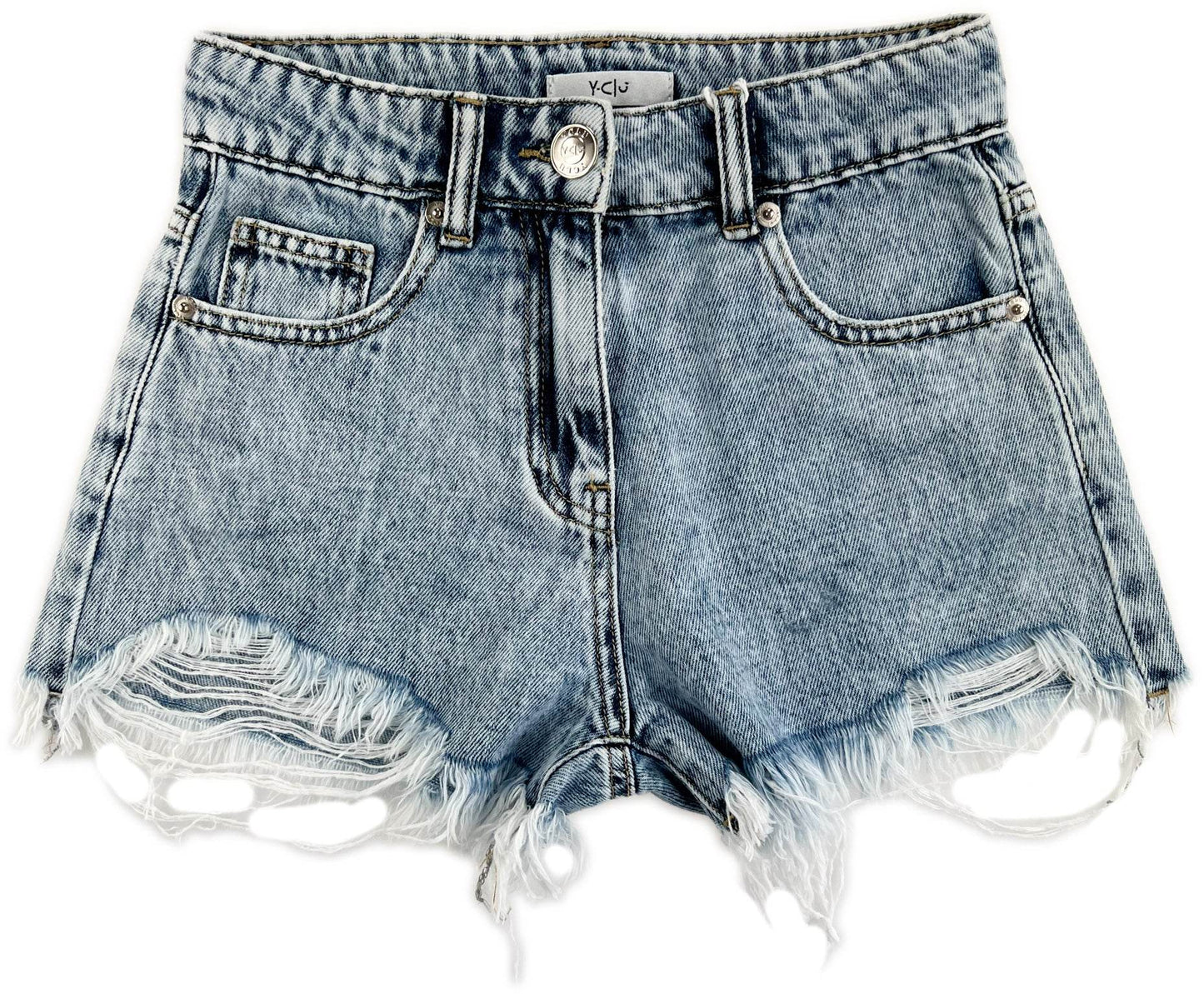 Pantalone corte per ragazza da 8 a 16 anni Y-Clù Y21111 - OOPS by BabyBimbo 0-16