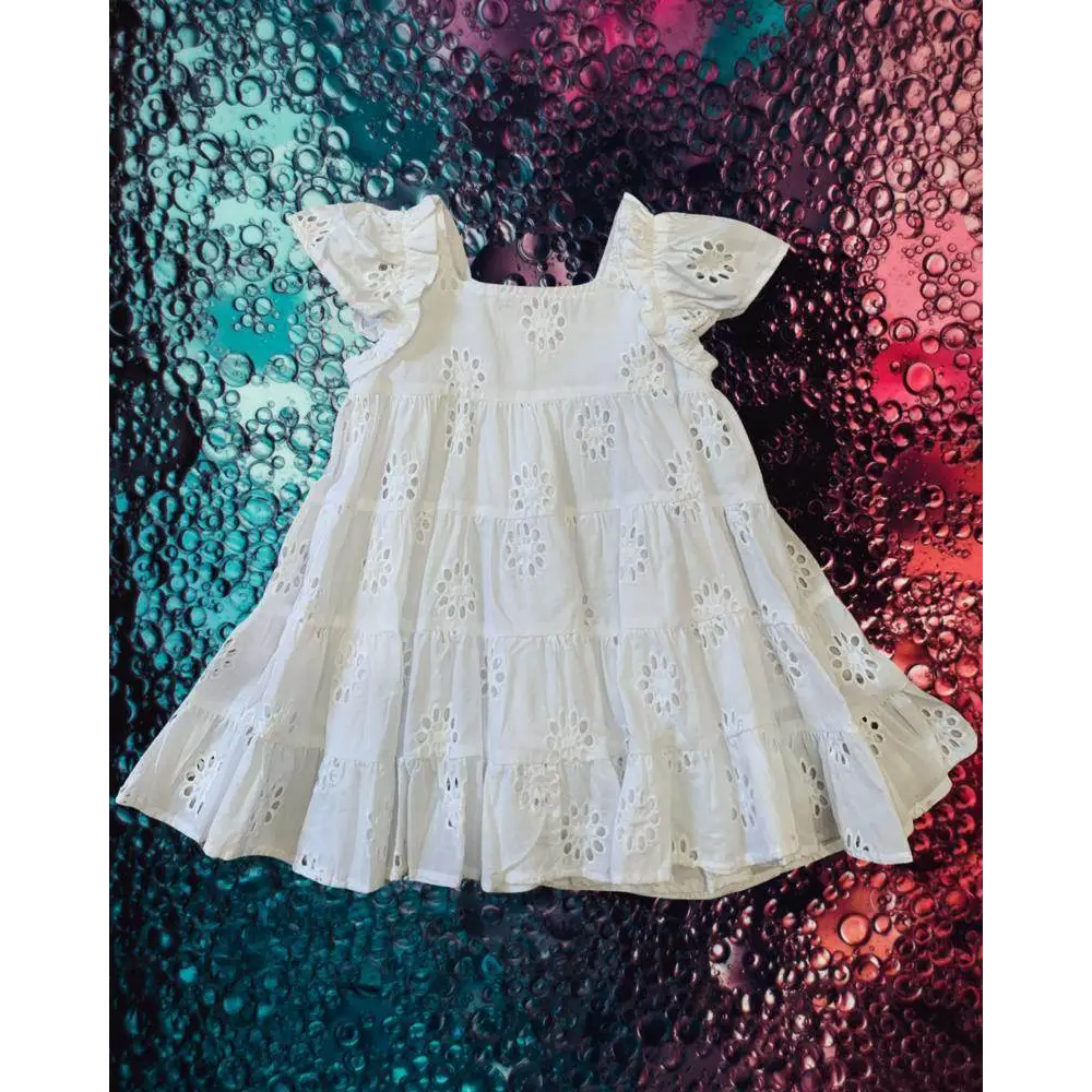 Abito Pizzo per Bambina da 3 a 7anni Y-Clù YB21400 - OOPS by BabyBimbo 0-16
