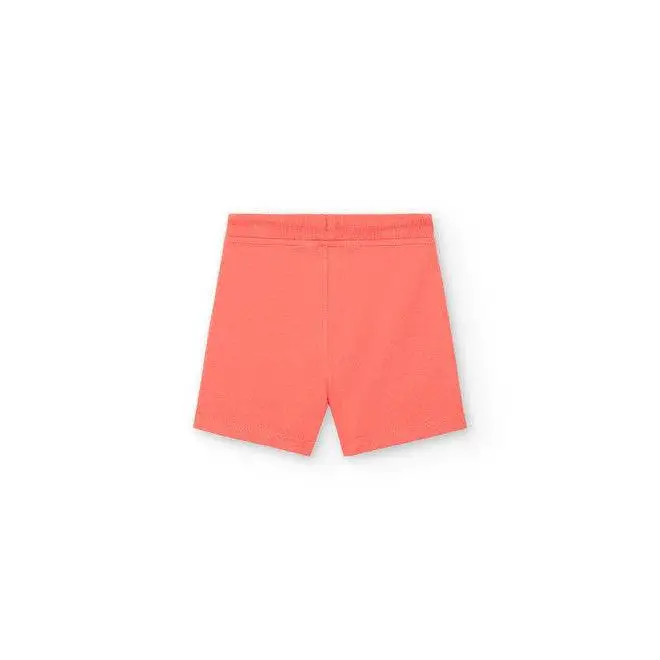 Pantalone corto stretch per bambino Boboli colore arancione semplice e comodo per l'estate