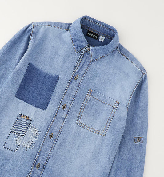 Camicia 100% cotone bambino Sarabanda - OOPS by BabyBimbo 0-16