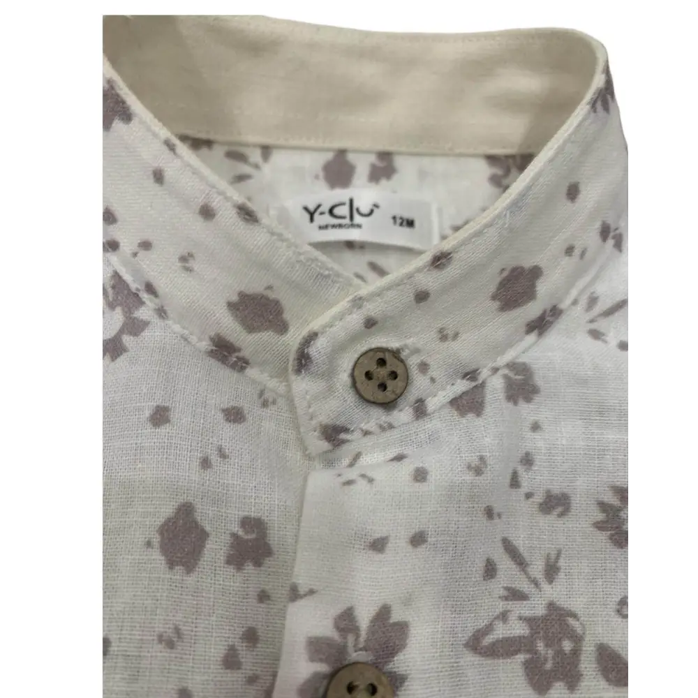 Camicia coreana fantasia Fiori per Bambino da6mesi a 24mesi Y-CLU BYN10954 - OOPS by BabyBimbo 0-16