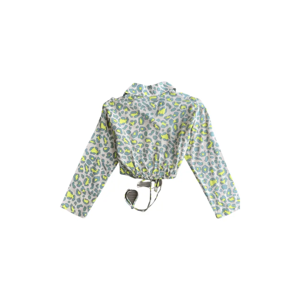 Camicia corta maculato per bambina da 8anni a 16anni Y-Clù Y19145 - OOPS by BabyBimbo 0-16