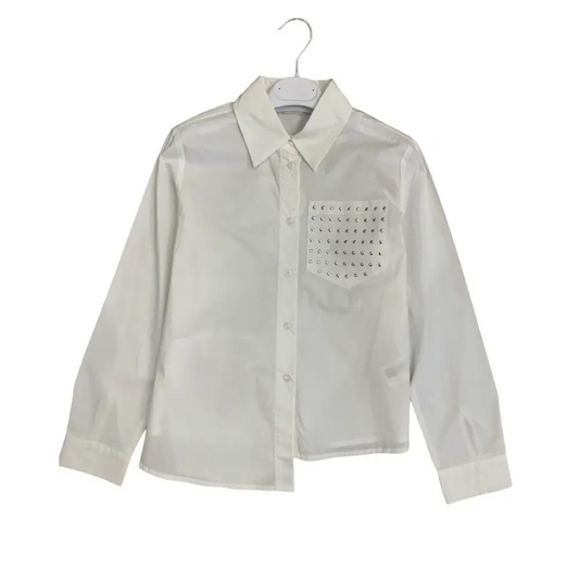 Camicia Over per Ragazza da 8anni a 16anni Y-Clu YFJF24S104 - OOPS by BabyBimbo 0-16