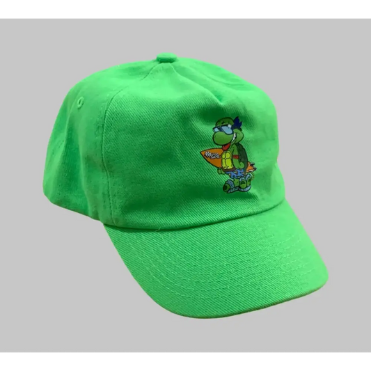 Cappello bambino verde Mousse con ricamo tartaruga per bambini stile casual