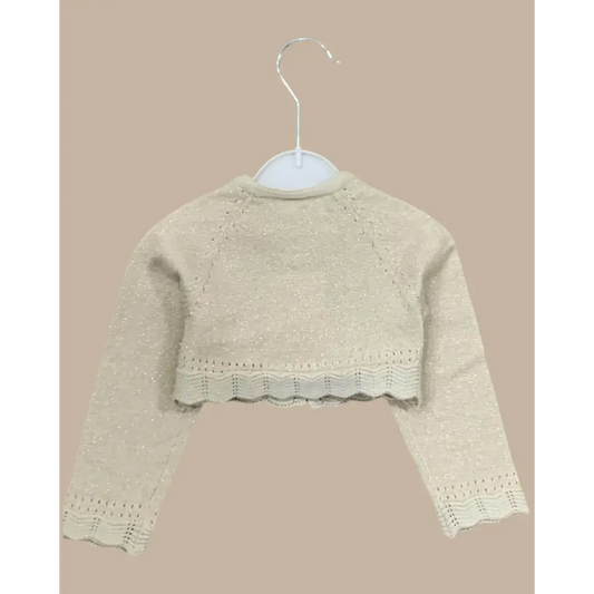 Cardigan tricot Better Cotton neonata 0-18mesi Mayoral 307 champagne - OOPS by BabyBimbo 0-16