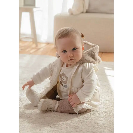 Completo 3 pezzi Gilet neonata 0-18mesi Mayoral 2614 - OOPS by BabyBimbo 0-16