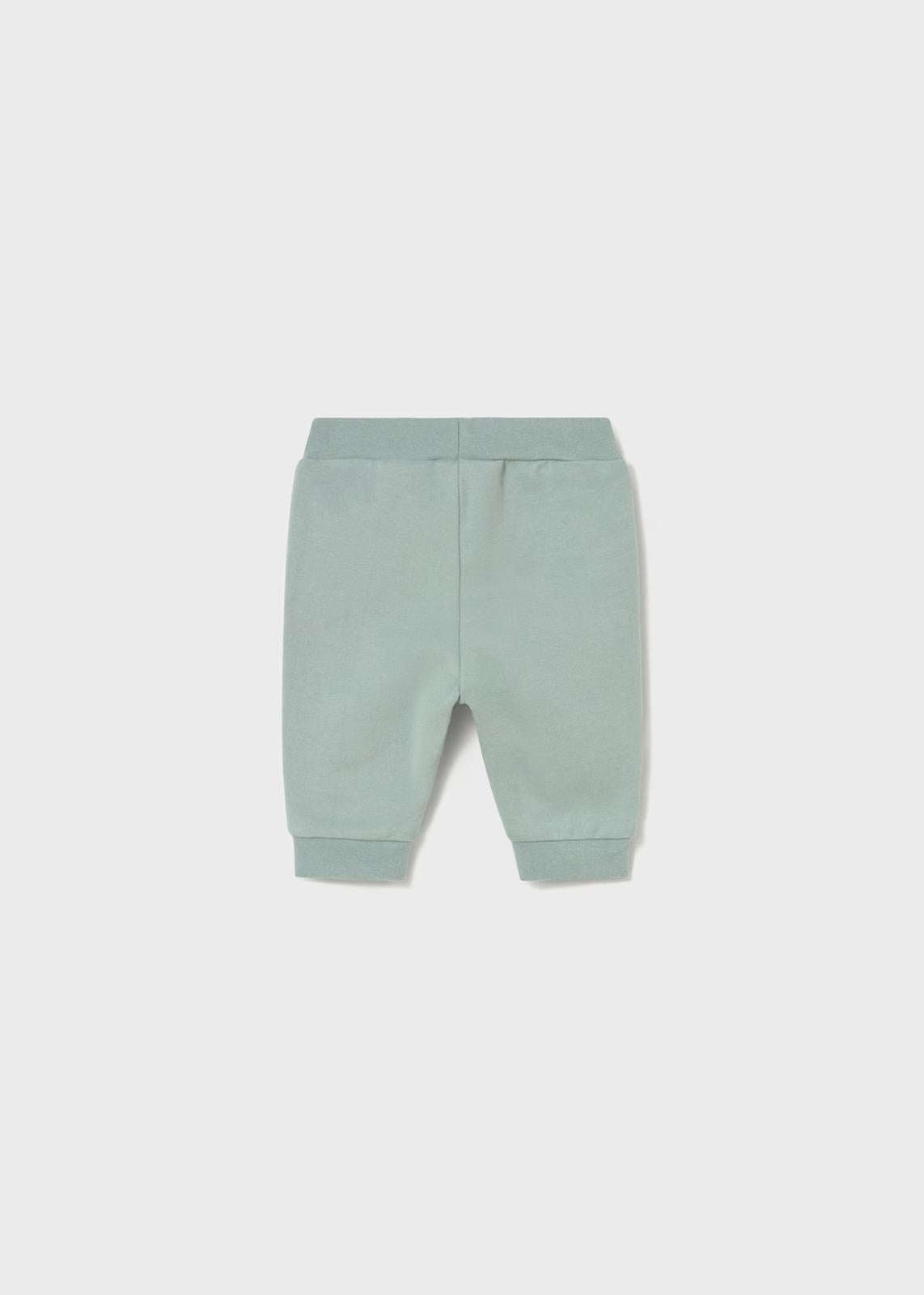 Completo 3pz Tuta con maglietta neonato in verde chiaro con pantaloni comodi e pratici