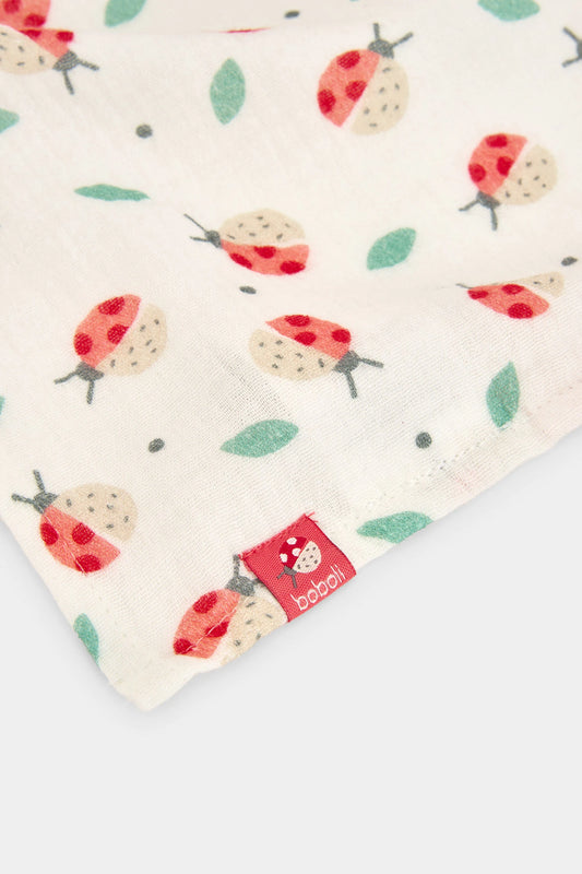 Copertina Neonata in Mussola con Coccinelle - BOBOLI - OOPS by BabyBimbo 0-16