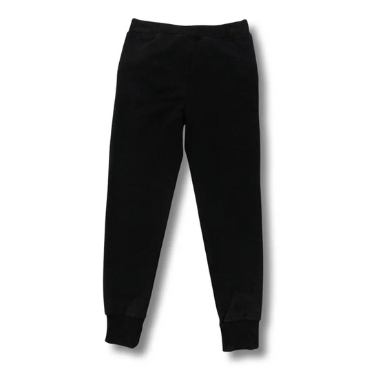 pantalone tuta ragazzo Dimensione Danza pantaloni neri da ragazzo con polsini elasticizzati e vita elasticizzata in cotone