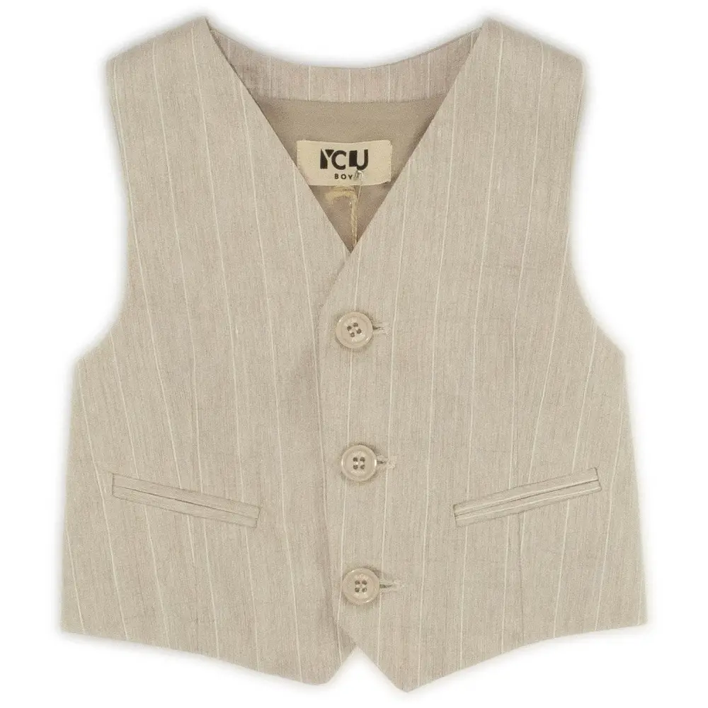 Elegante gilet righe per ragazzo da 3anni a 7anni Y-CLU BYB11051 - OOPS by BabyBimbo 0-16