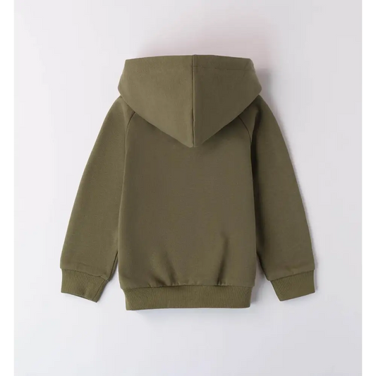 Felpa bambino colore salvia per bambino Da 12mesi a 8anni Sarabanda 0A149 BA06 - OOPS by BabyBimbo 0-16