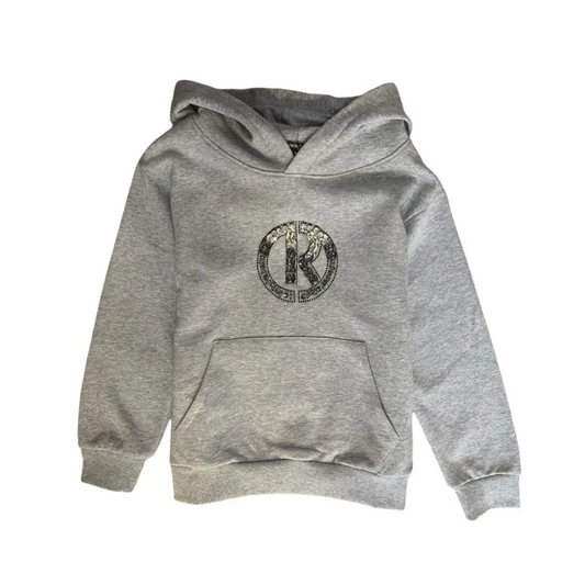 Felpa chiusa con il cappuccio per bambina da 8anni a 16anni Relish Girl felpa palma - OOPS by BabyBimbo 0-16