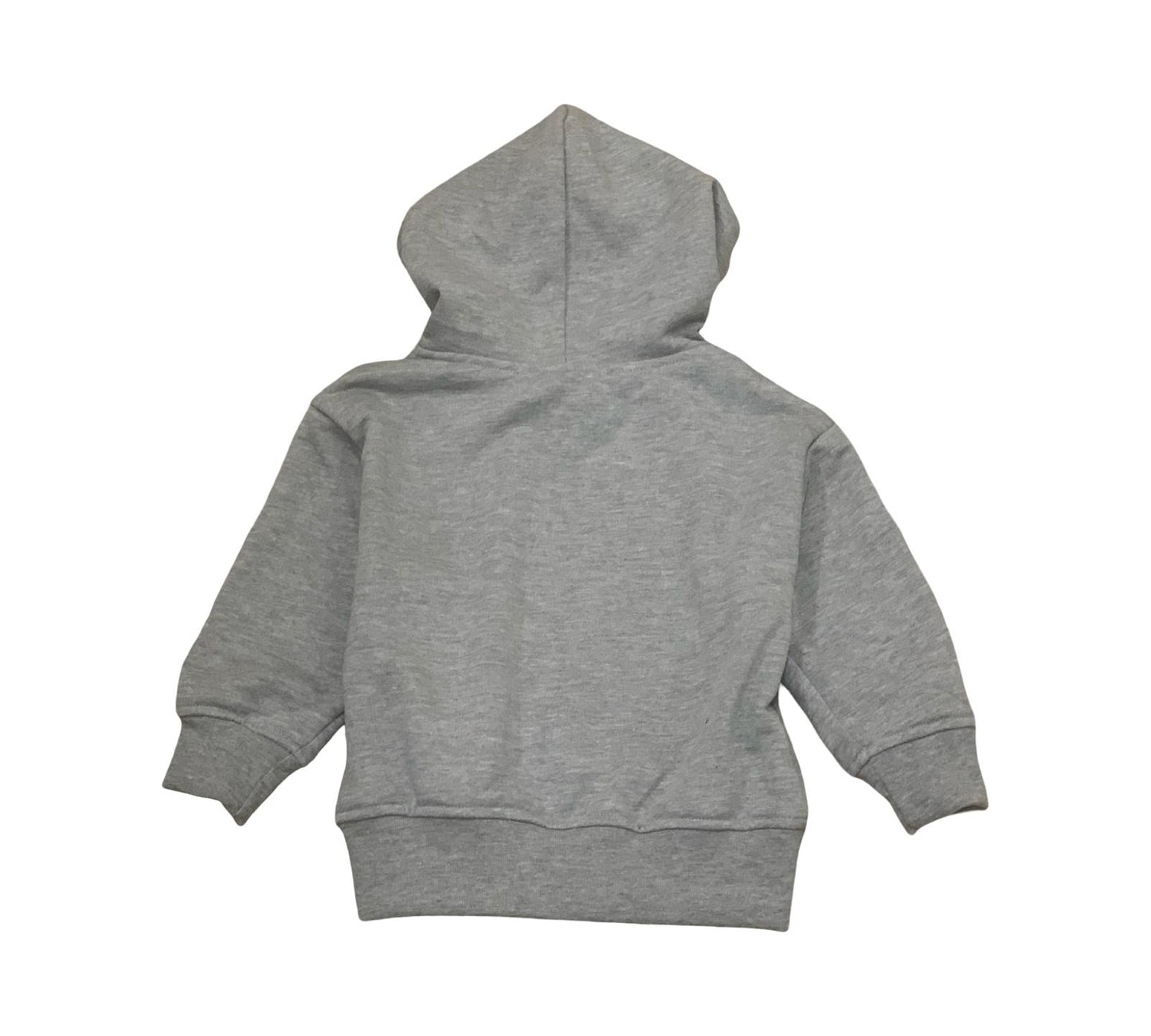 Felpa Grigia Bambino con Cappuccio e Stampa Spider-Air vista posteriore