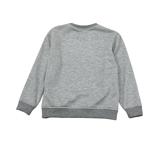 Felpa grigia bambino con stampa coniglio, comoda e adatta per ogni occasione