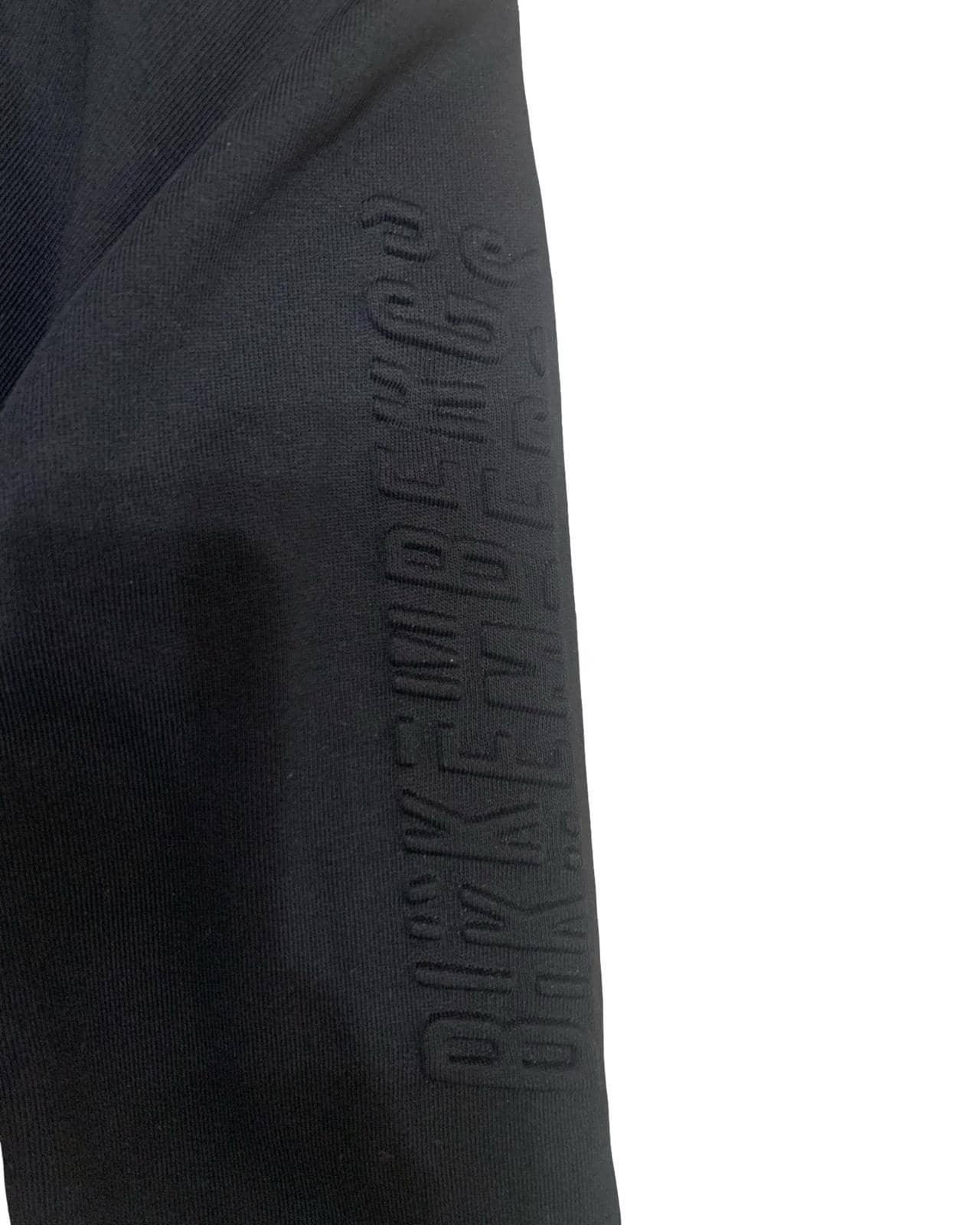 Felpa nera ragazzo con cappuccio Bikkembergs, stile sportivo con logo stampato sul manico