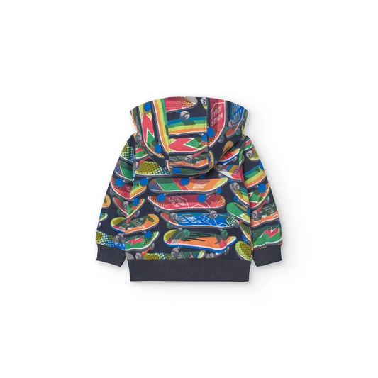 Felpa Skateboard per Bambino Boboli 349130 - OOPS by BabyBimbo 0-16