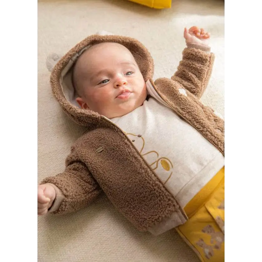 Felpa Teddy con cappuccio neonato 0-18mesi Mayoral 2450 - OOPS by BabyBimbo 0-16