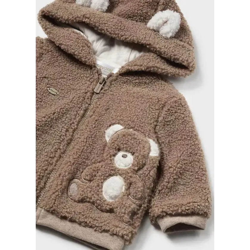 Felpa Teddy con cappuccio neonato 0-18mesi Mayoral 2450 - OOPS by BabyBimbo 0-16
