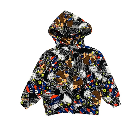 Felpa Turbo Race per Bambino da 2anni a 12anni Mousse HKFZ370 - OOPS by BabyBimbo 0-16