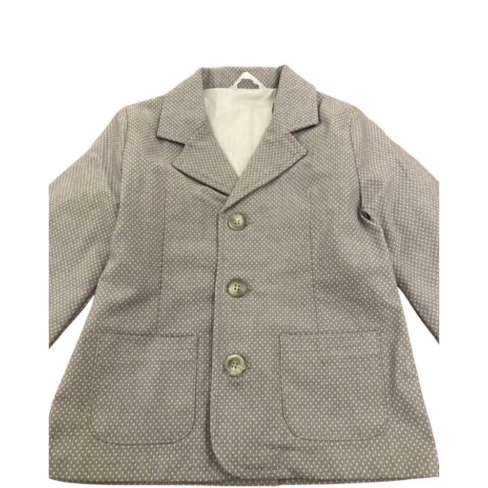 Giacca elegante colore grigio pois per Bimbo Minibanda 3U675 - OOPS by BabyBimbo 0-16