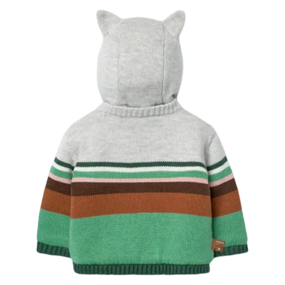 Giacca in maglia per neonati con stampa a righe Boboli 129002 - OOPS by BabyBimbo 0-16