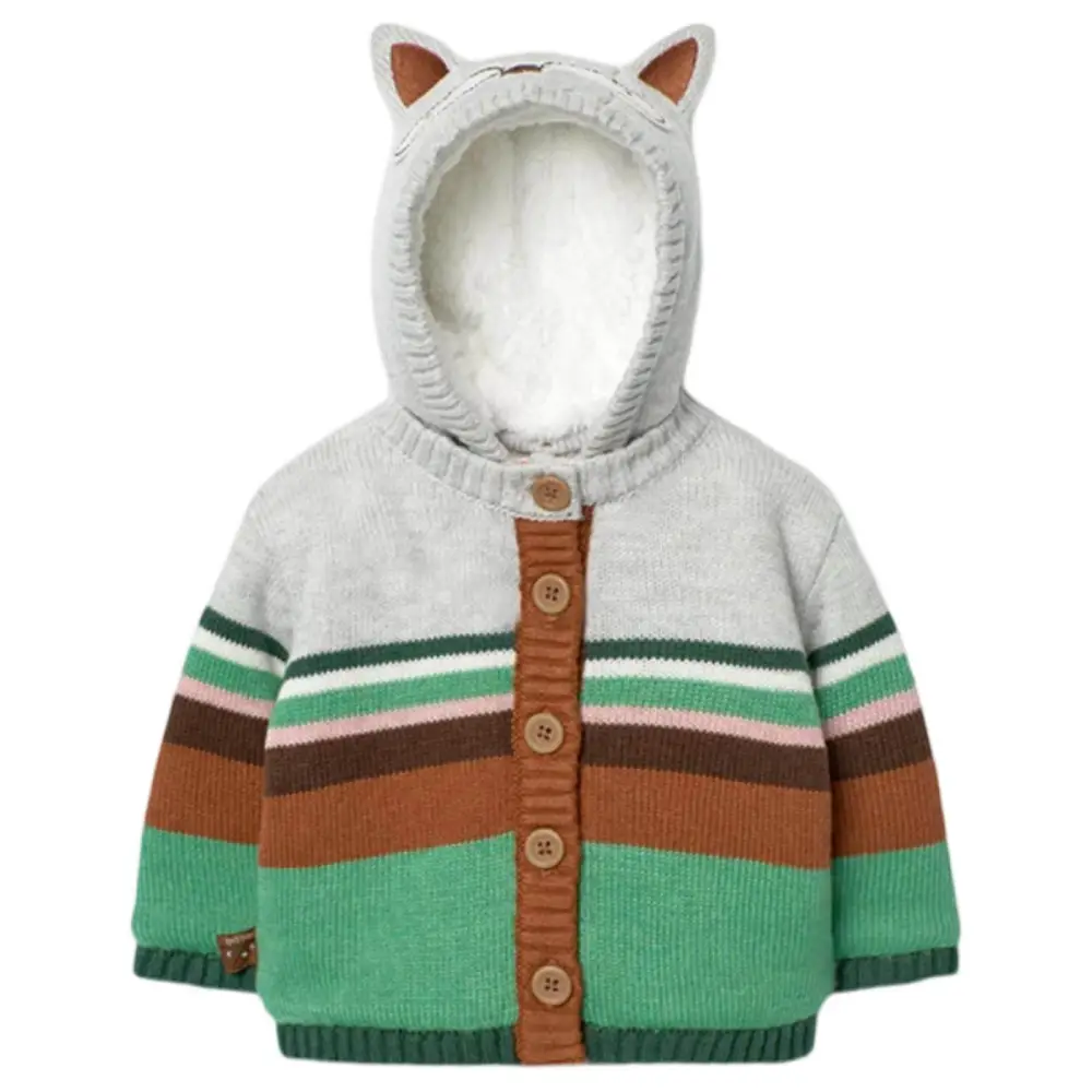 Giacca in maglia per neonati con stampa a righe Boboli 129002 - OOPS by BabyBimbo 0-16