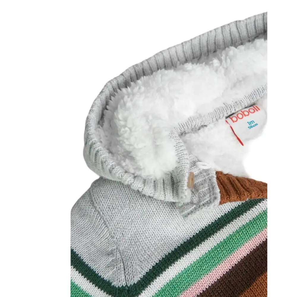 Giacca in maglia per neonati con stampa a righe Boboli 129002 - OOPS by BabyBimbo 0-16