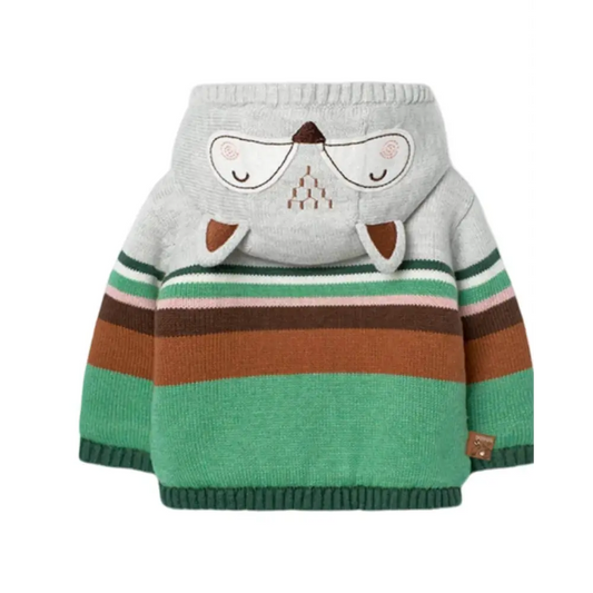 Giacca in maglia per neonati con stampa a righe Boboli 129002 - OOPS by BabyBimbo 0-16