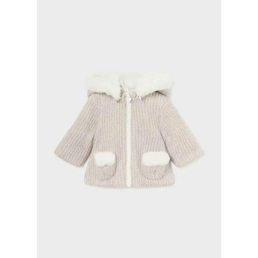 Giacca in maglia reversibile neonata 0-18mesi Mayoral 2809 - OOPS by BabyBimbo 0-16