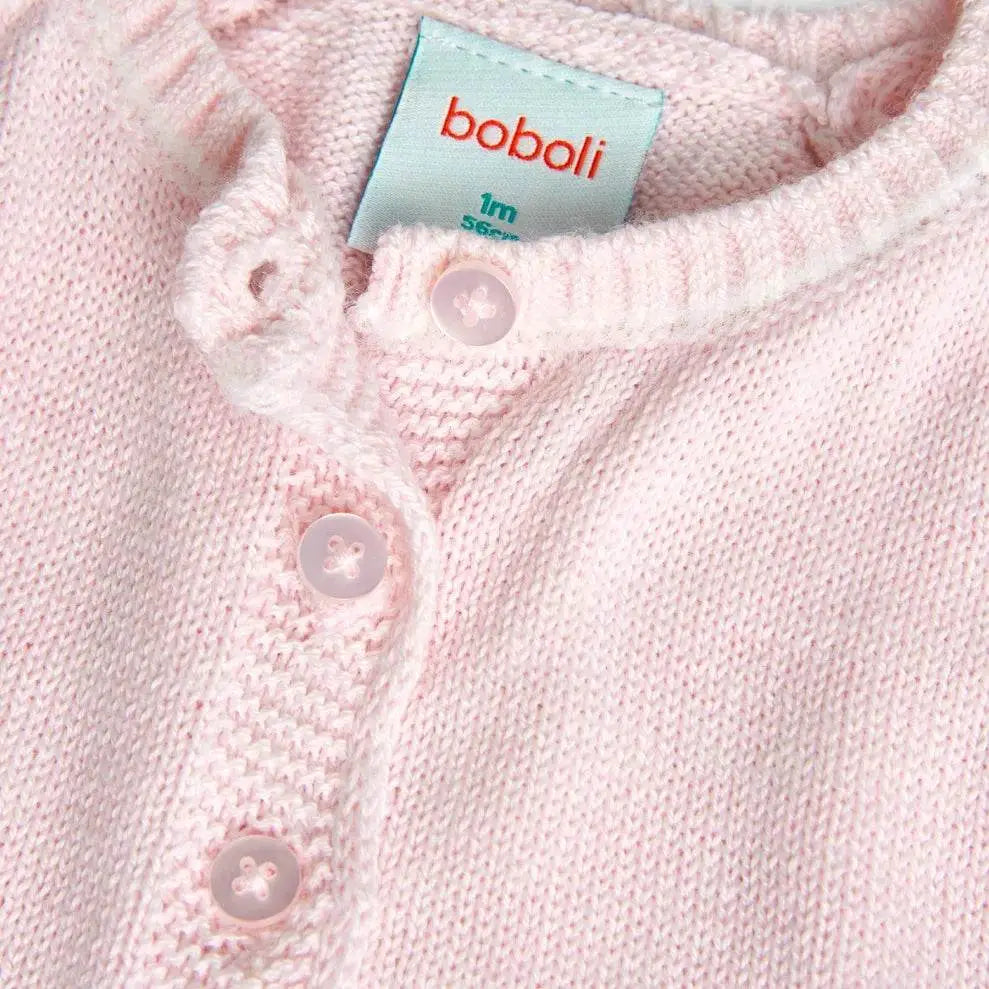 Giacchetta tricot rosa per neonate 1-6 mesi Boboli 747019 - OOPS by BabyBimbo 0-16