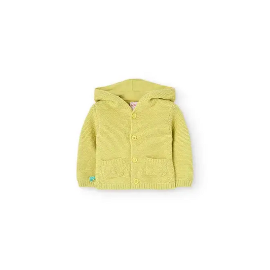 Giachetta tricot con cappuccio per neonati 0-18mesi Boboli 111216 - OOPS by BabyBimbo 0-16