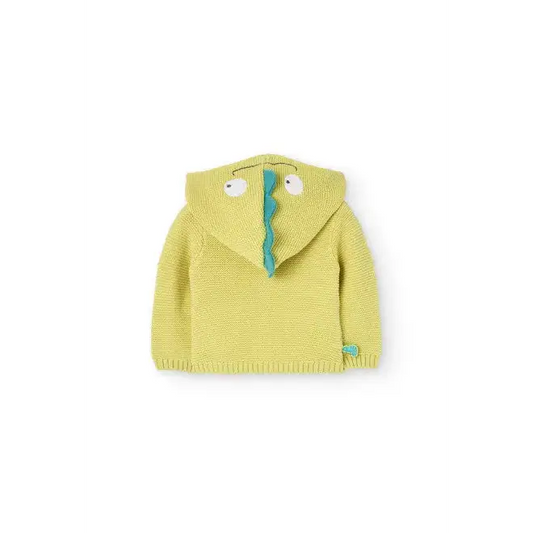 Giachetta tricot con cappuccio per neonati 0-18mesi Boboli 111216 - OOPS by BabyBimbo 0-16