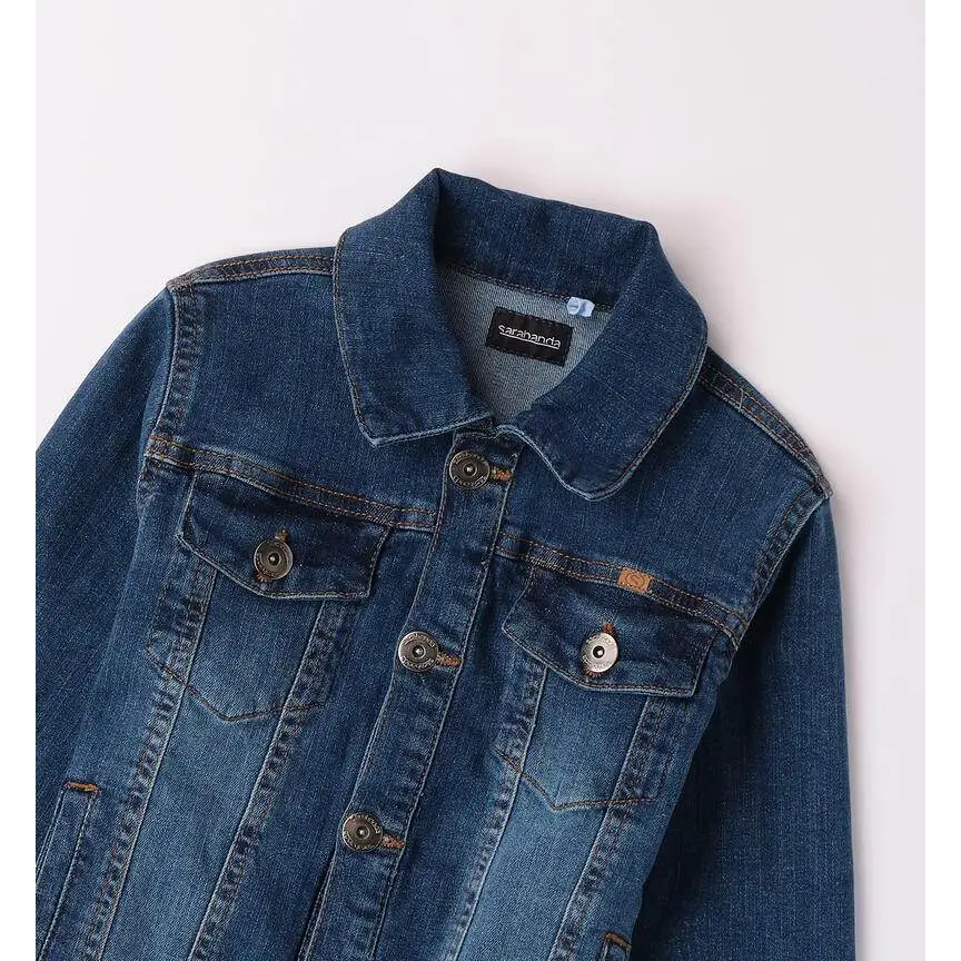 Giubbino jeans ragazzo per Ragazzo Sarabanda 8675 7400 - OOPS by BabyBimbo 0-16