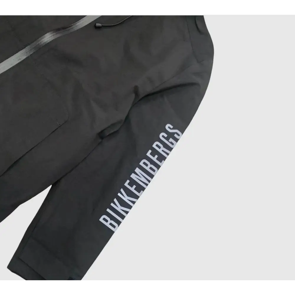 GIUBBOTTO LEGGERO CON CAPPUCCIO NERO BIKKEMBERGS BK3266 - OOPS by BabyBimbo 0-16